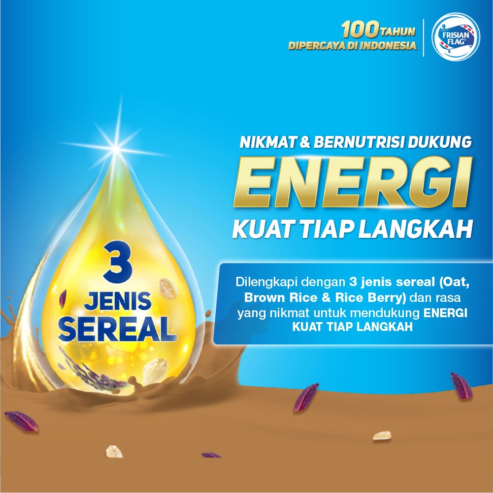 Frisian Flag Susu Sereal Kopi, Nikmat Tanpa Bulir