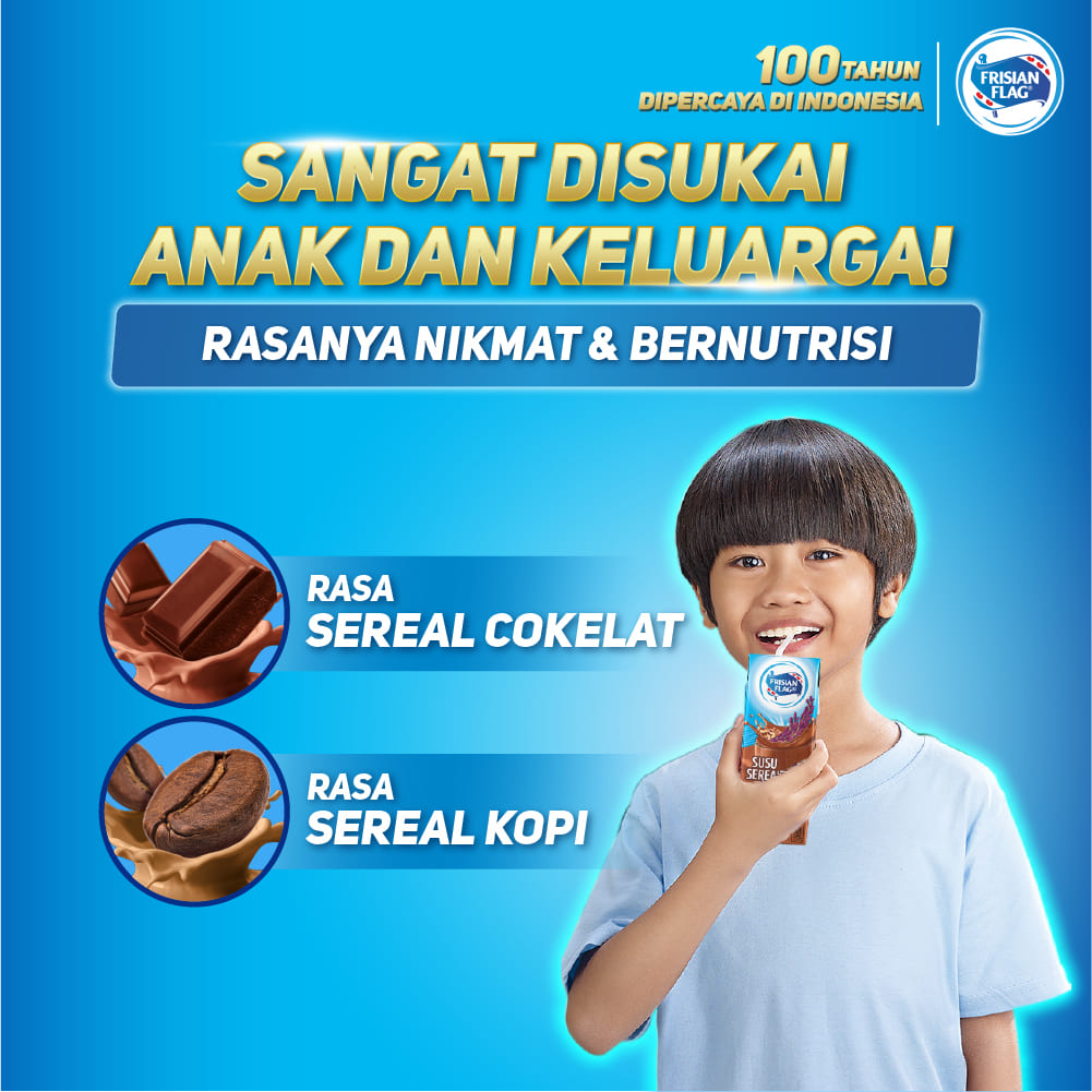 Frisian Flag Susu Sereal Kopi, Nikmat Tanpa Bulir