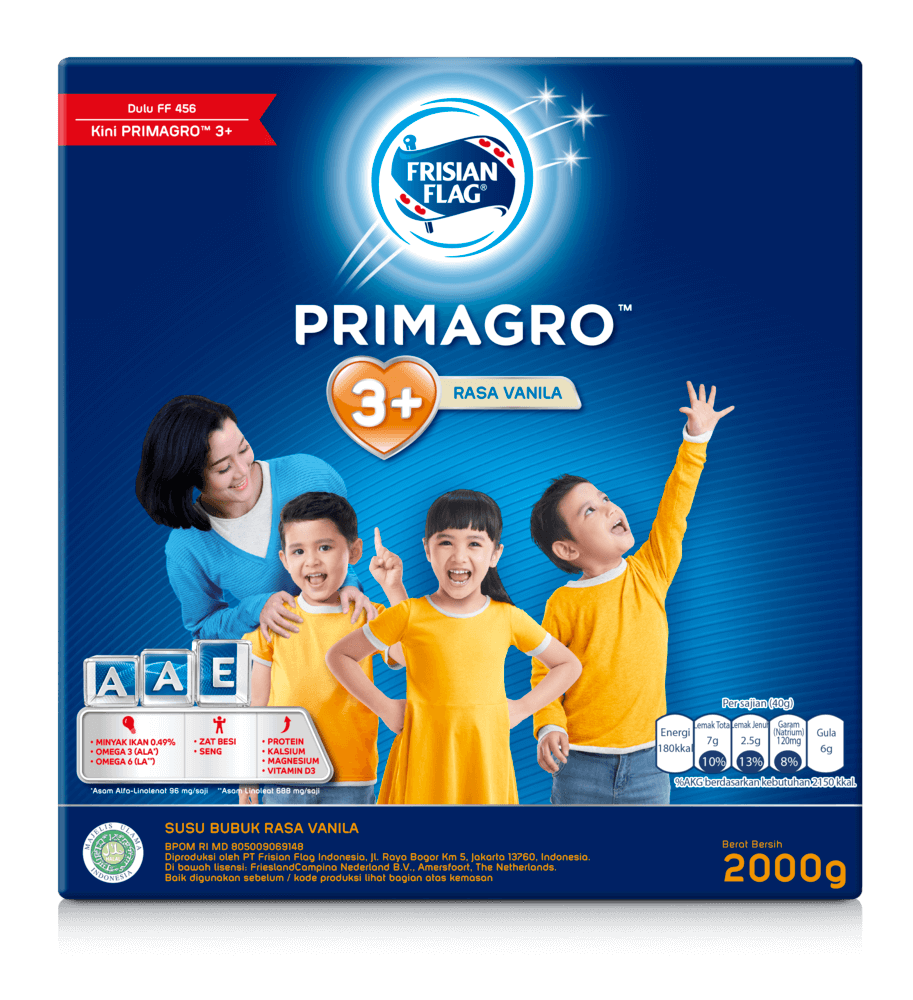 Frisian Flag Primagro 3+ (Anak Usia 3-6 Tahun)