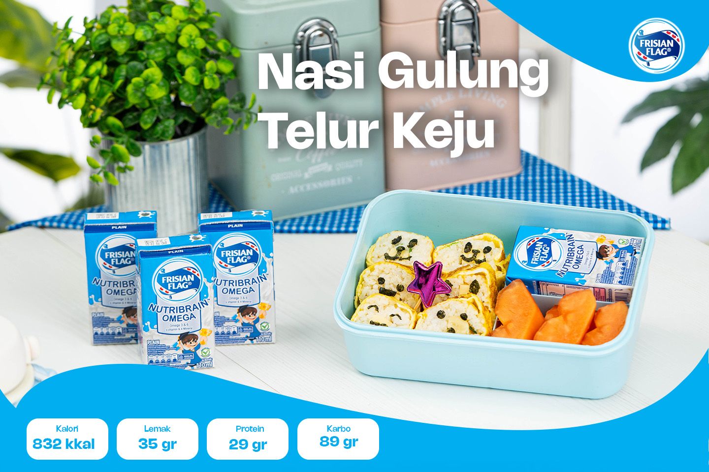 Nasi Gulung Telur Keju