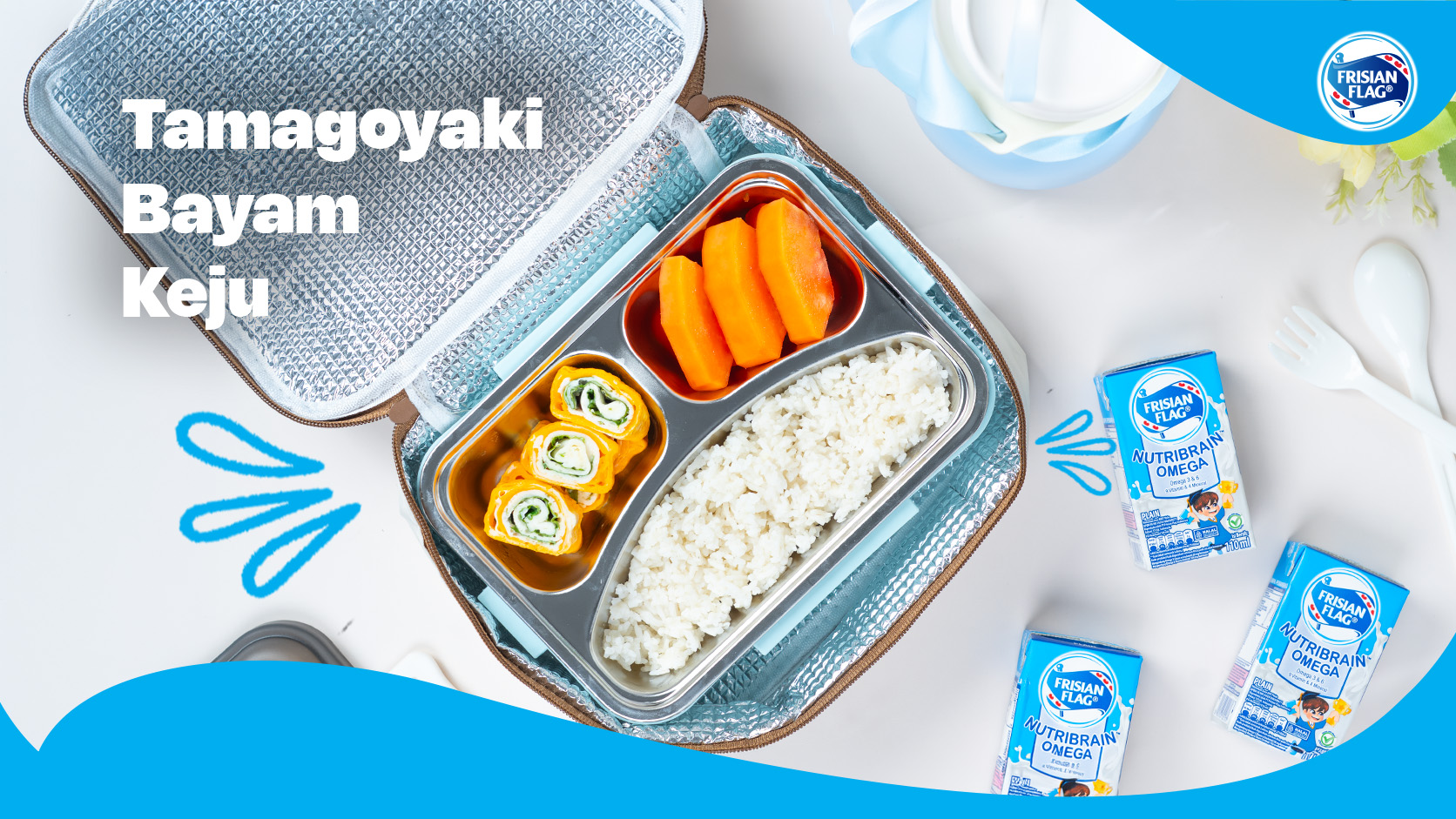 Tamagoyaki Bayam Keju